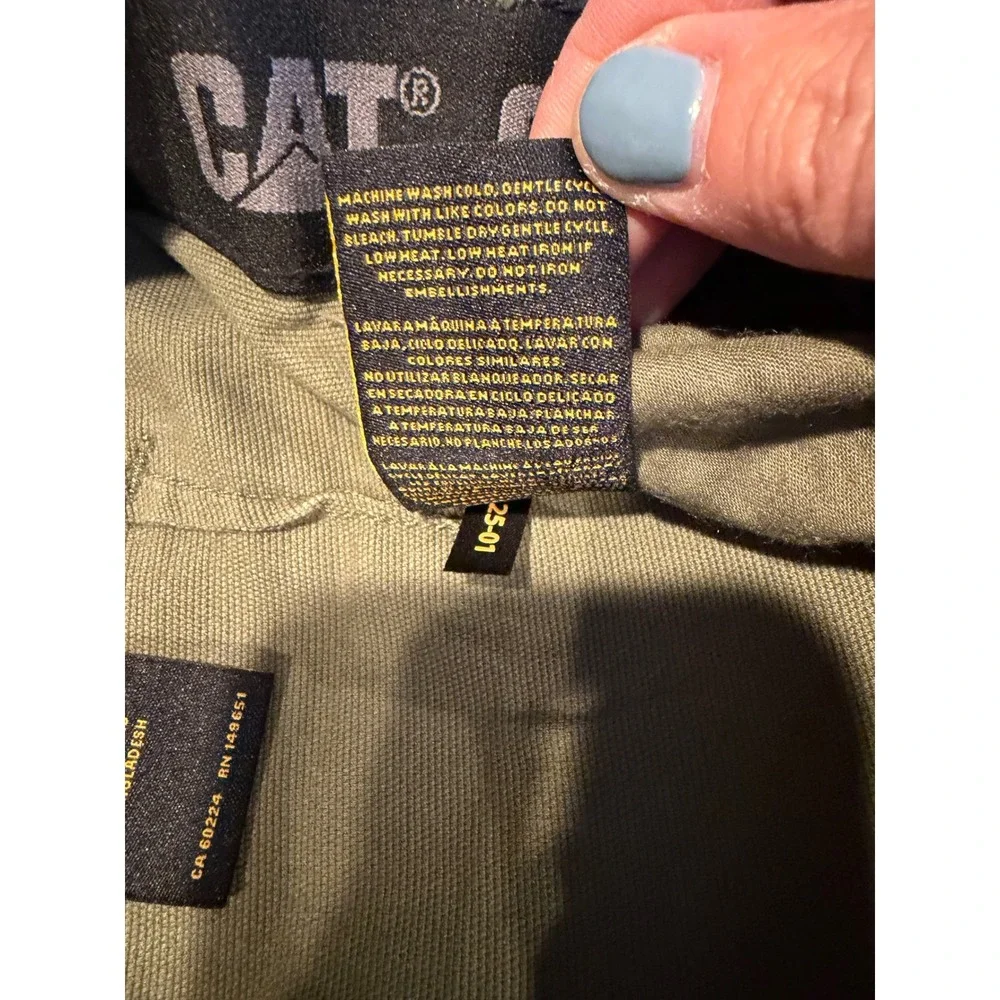 NWT Caterpillar CAT Mens Green Utility Work Pants Straight Leg 30x30 Gorpcore